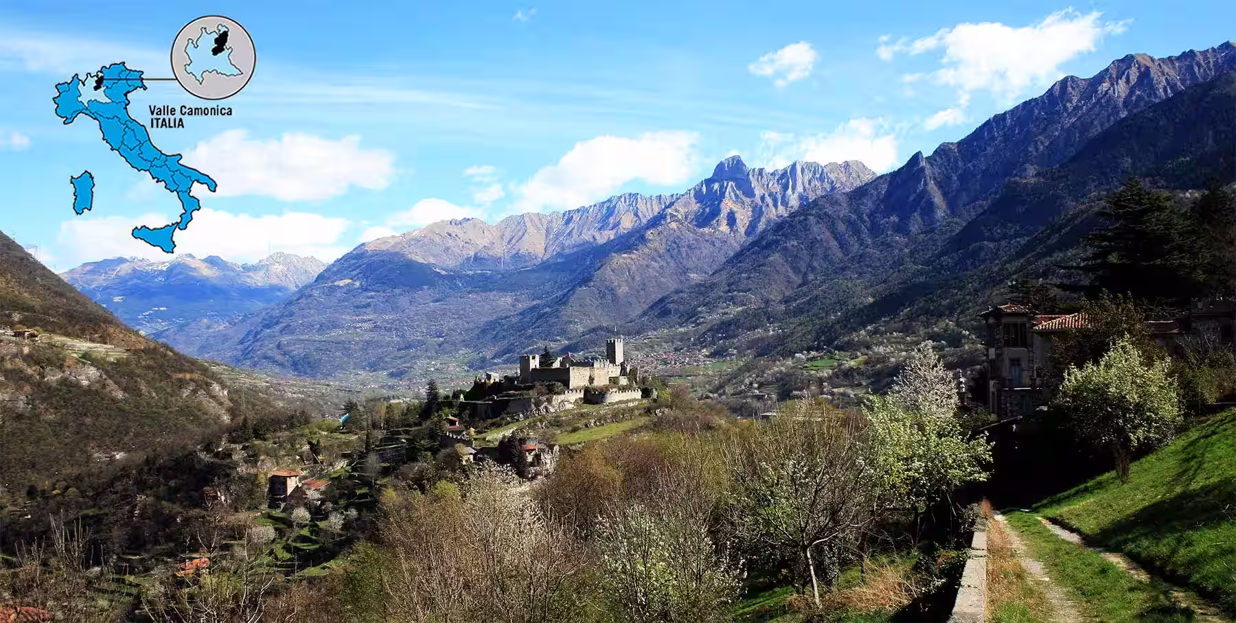 Copertina e Logo della Via Raetia